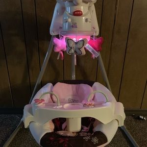 butterfly baby swing